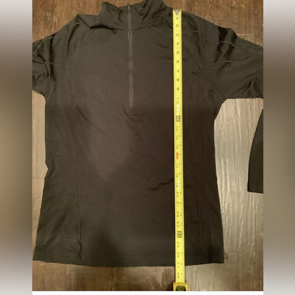 Patagonia Black 1/4 Zip Pullover Base Layer Shirt Men’s Large - Picture 5 of 5